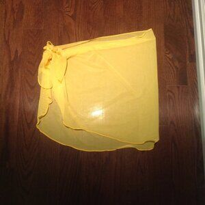 Brand New Yellow Sarong Coverup